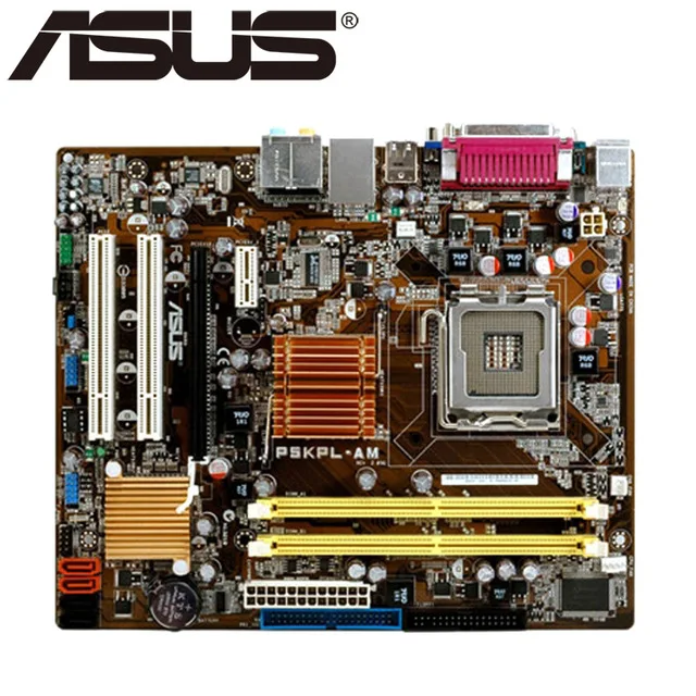 Бесплатная доставка оригинальный материнская плата для ASUS P5KPL-AM LGA 775 DDR2 USB2.0 доски 4 ГБ G31 рабочего Материнская плата