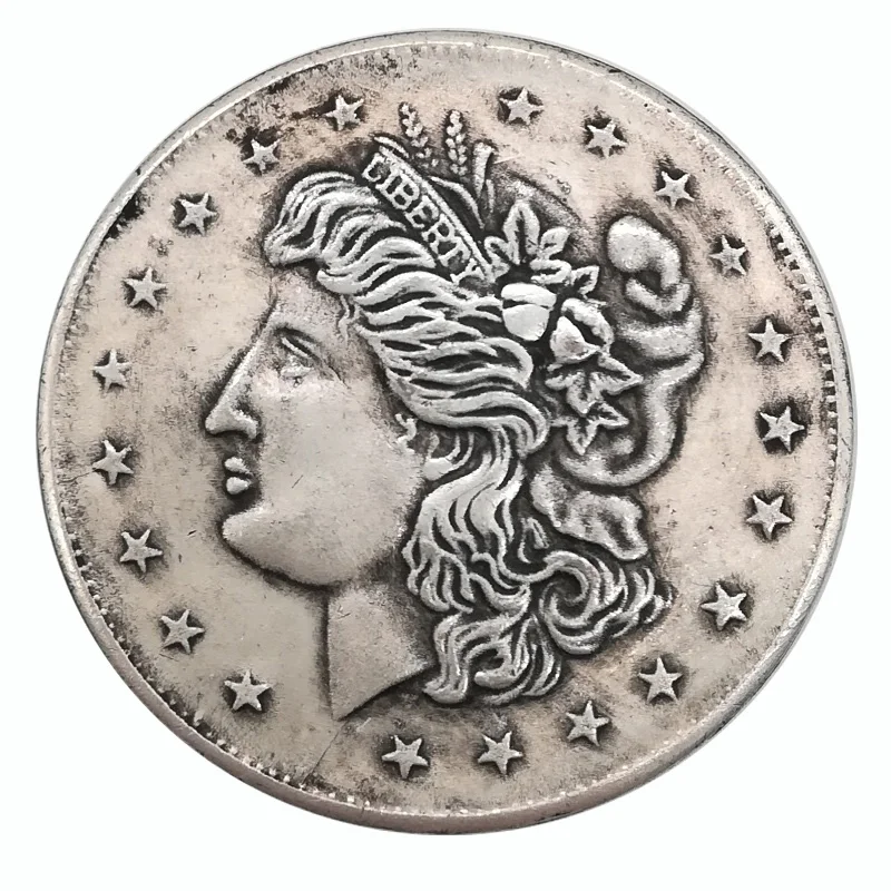 Американских Монет копирования реплики монету liberty украшения 1 доллар торговли доллар античная медь коллекционные монеты США