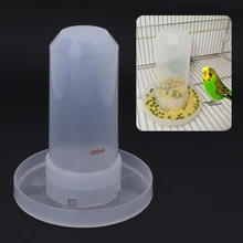 Кормушка для птиц подача воды пищи автоматическая поилка попугай ПЭТ клип диспенсер клетка