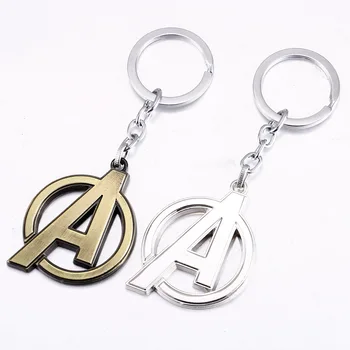 

Avengers Logo Keyrings Pendants Figure Avengers Signal Iron Man Keychain Ring Holder Souvenirs Cosplay Accessory Figure Toy Gift
