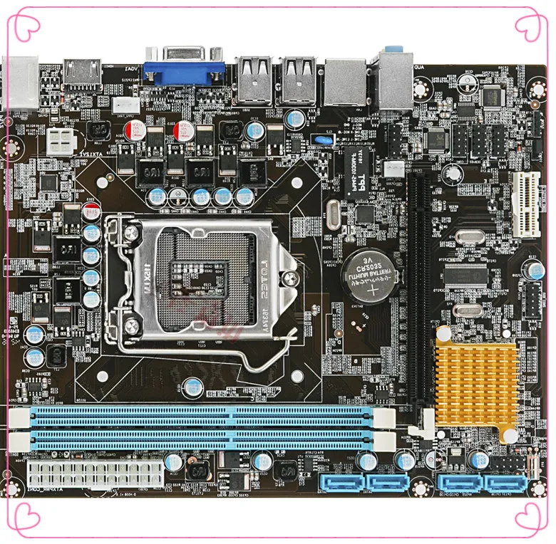 New for Intel H55 Motherboard LGA 1156 DDR3 HDMI VGA Support I3 / 530 540 I5 / 750 CPU asus ga h55 ud3h h55 1156 computer motherboard with integrated needle i3 530 i3 750 quad core cpu package
