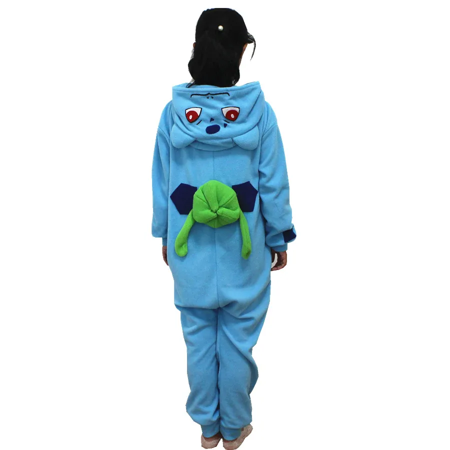 Children Sleepwear Pokemon Bulbasaur Cosplay Kigurumi Halloween Carnival New Year Cartoon Onesies Pajamas image 6