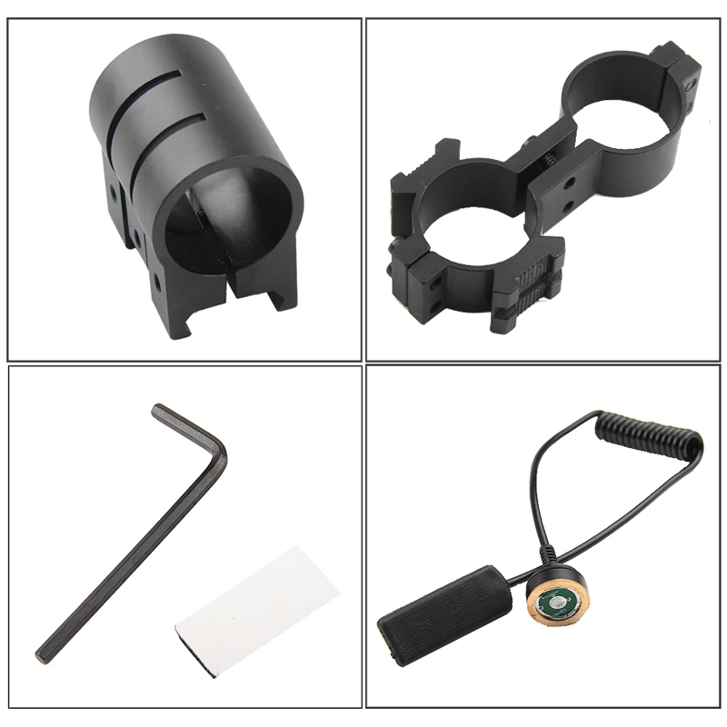 Adjustable Green Laser Sight With Mount & Remote Pressure Switch 3-1G-04
