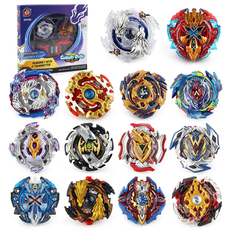 2 шт./компл. Beyblades Burst с двухсторонней пусковой установкой и боевой диск гироскопические игрушки для детей -- 013047