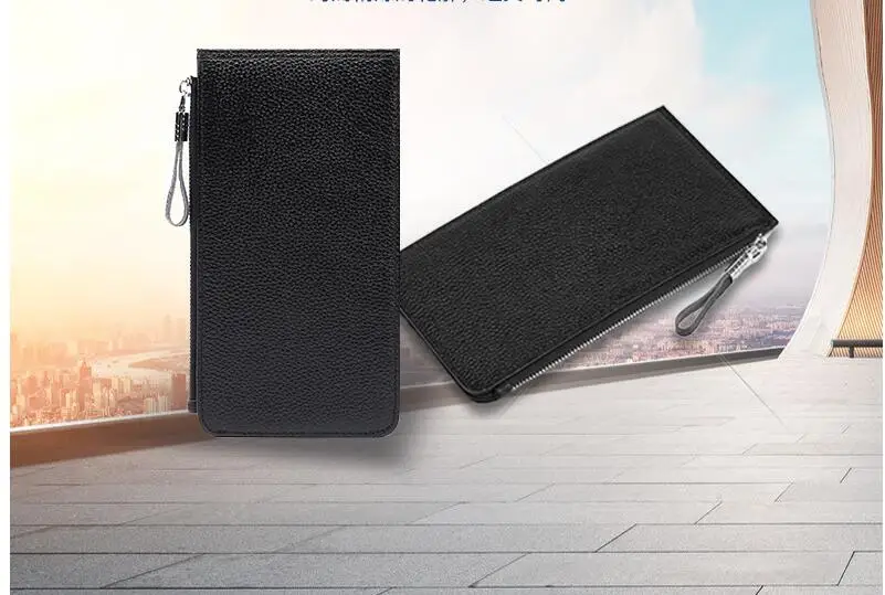 Bolsa para Cartões De Banco De Couro