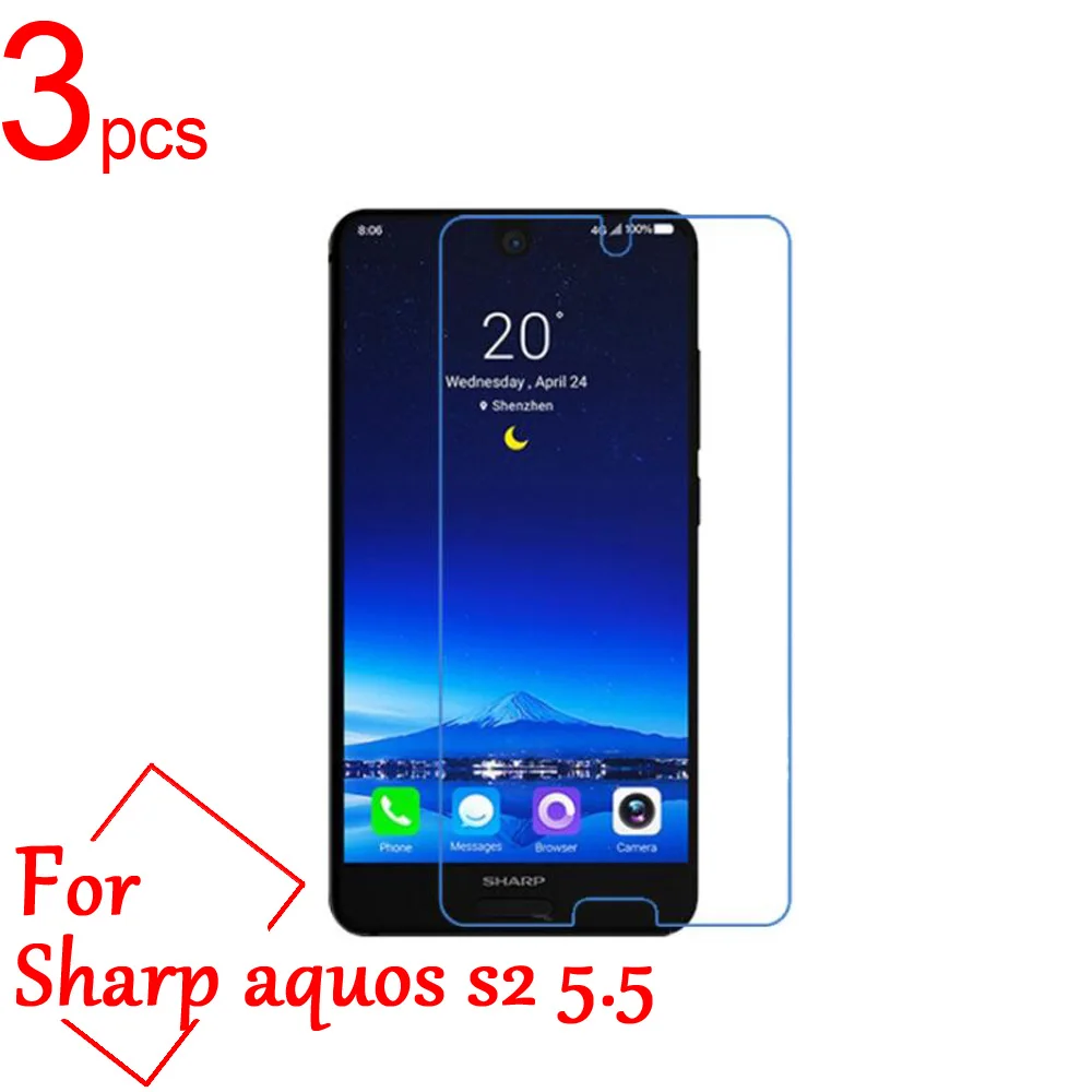 3 قطع جدا واضح/ماتي/نانو المضادة للانفجار ل sharp s3 LCD شاشة حامي الحرس غطاء ل sharp aquos S2 S3 واقية فيلم