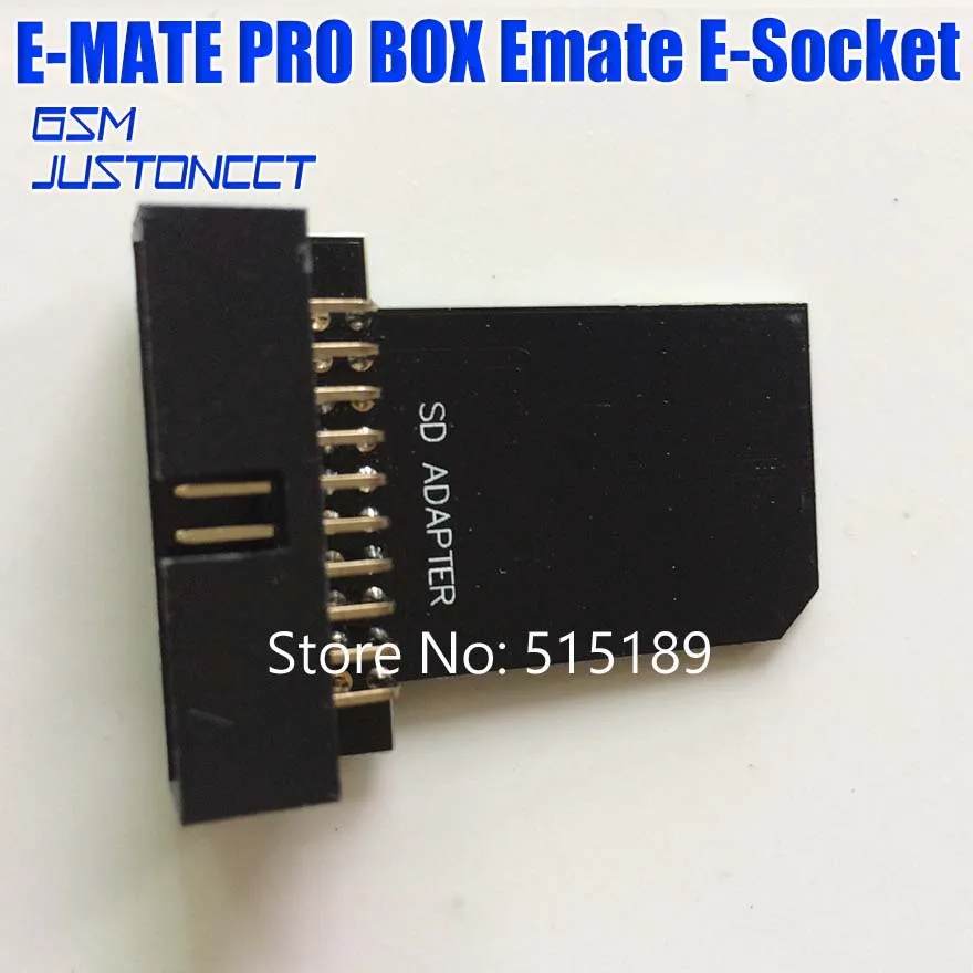 Allsocket памяти на носителе EMMC 6in1 адаптер инструмент BGA153/169/221/162/186/529 для памяти на носителе eMMC Pro Box, усилитель EMMC коробка, легкий JTAG коробка