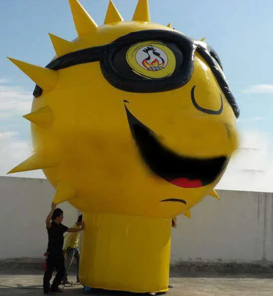 

inflatable advertising balloon sunshine toy model giant