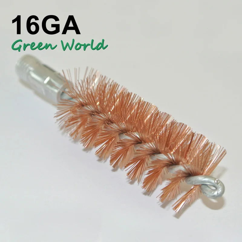 Green World 5pcs/lot 16Gauge Phosphor Bronze Bore Brush,gun Clean Brush
