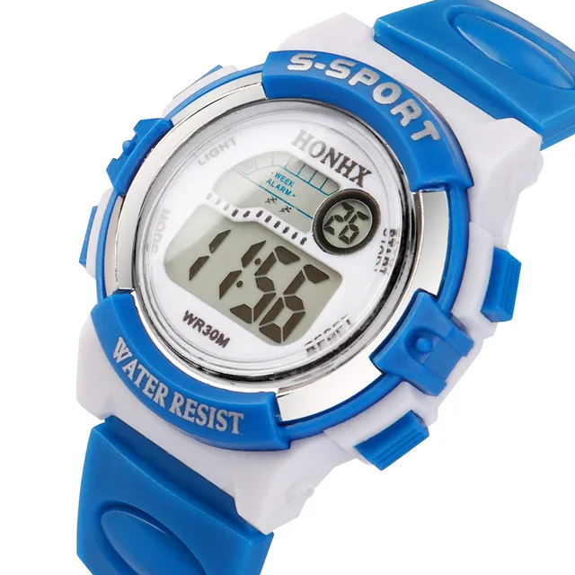 HONHX Sky Blue Multifunction Sports Electronic Sport Digital men's watch For Chi HONHX Sky Blue Multifunction Sports Electronic Sport Digital men's watch For Chi