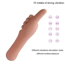 Sex Finger Sleeve Powerful Vibrator Sex Stimulator Adults G Spot Vibrating Dildo Toys For Women Multi-Speed Magic Wand AV Wand