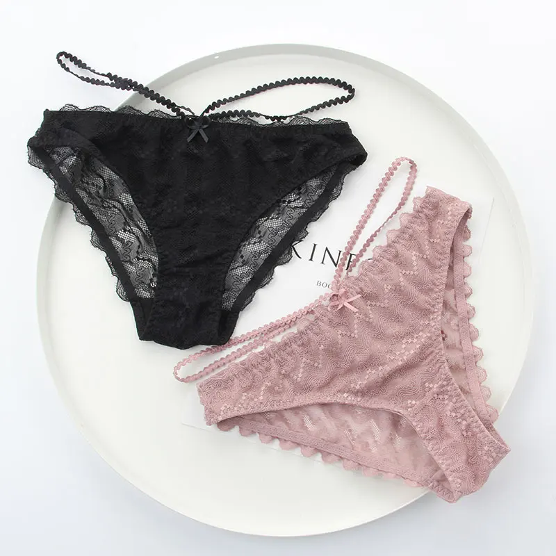 de sujetador y bragas de triangular de algodón sin aros, ropa de dormir sexy de encaje para mujer, lencería sexy, para chica joven|Conjunto de sujetador y braga| - AliExpress