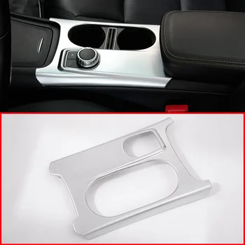

Matte Silver ABS Cup Holder Cover Trim For Mercedes Benz A/GLA/CLA Class C117 W117 W176 X156 2012-2017 Car Accessories For LHD