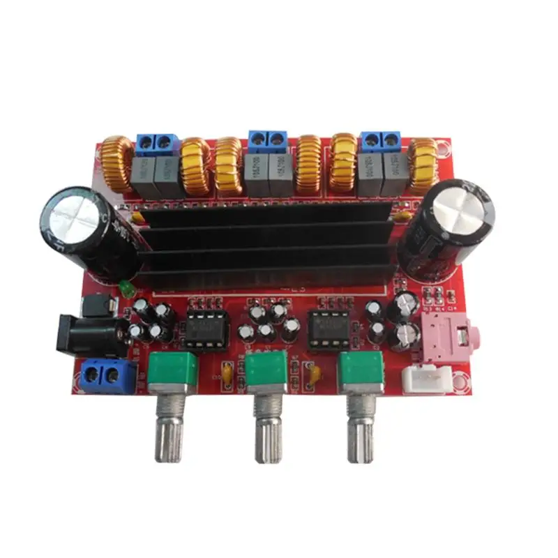 TPA3116D2 усилитель мощности звука доска 50 Вт* 2+ 100 Вт 2,1 канальный цифровой сабвуфер усилитель мощности доска DC12V-24V высокое качество