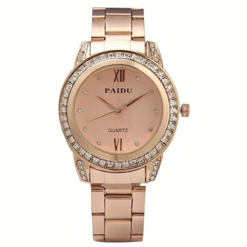 

2016 New Watches Men Stainless Steel Strap Gold Business Watch Quartz Luxury Fashion Sport Watches Diamond Gift Brand Wristwatch