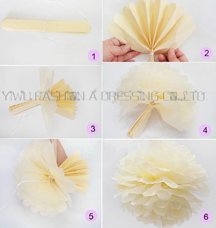 Tissue paper pom pom garland best sale