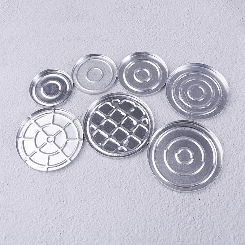

5PCS DIY Aluminum Round Makeup Refill Pans Eyeshadow Pigment Powder Palette Case Empty Cosmetic Storage Container Tools 7 Sizes
