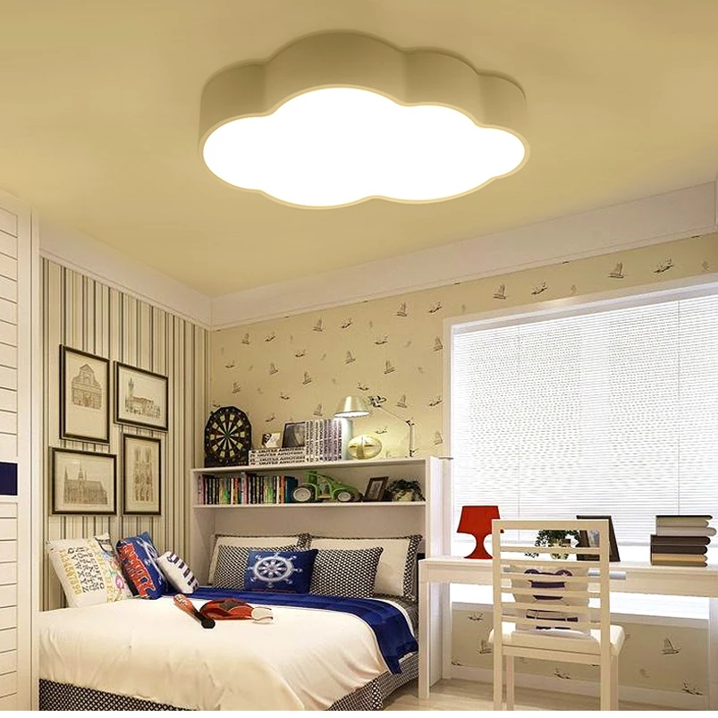 Us 24 0 52 Off Carton Cloud Child Room Lights Baby Boy Girl Princess Bedroom Lamp Study Living Room Led Ceiling Lights Creative Dome Lights In