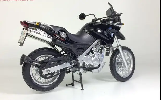 1:12 модель мотоцикла B M W F650GS модель мотоцикла лучший подарок на день рождения мотоциклетная игрушка - Цвет: Черный
