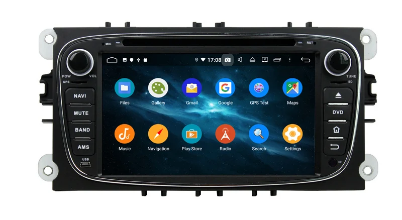 Best HD 1024*600 touch screen car autoradio gps for ford FOCUS Mondeo S-MAX C-MAX with android 9.0 octa core 4+64G audio stereo 5