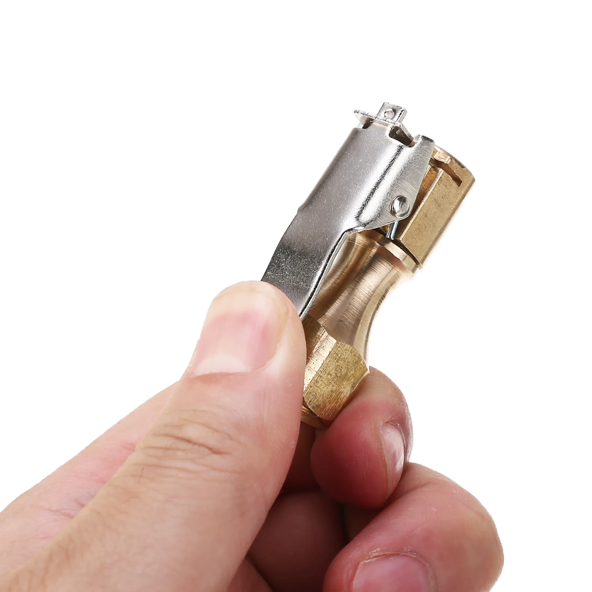 Hot Sales 16mm Car Auto Tire Valve inflator Chuck Type Air Nozzle Pneumatic Pump Conversion Connector