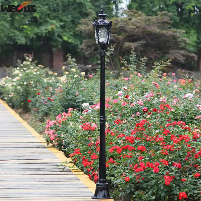 H≤1. 8 м) европейский античный садовый светильник для парка, дорожный светильник, общий садовый светильник