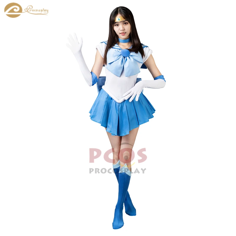 

Best Sailor Moon Sailor Mercury Mizuno Ami Cosplay Costume Mp000571