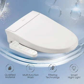 

JOMOO D Shape Washlet Electric Bidet Cover Self Cleaning Warm Air Dryer LED Night Light Integrated Children Baby Training Chair