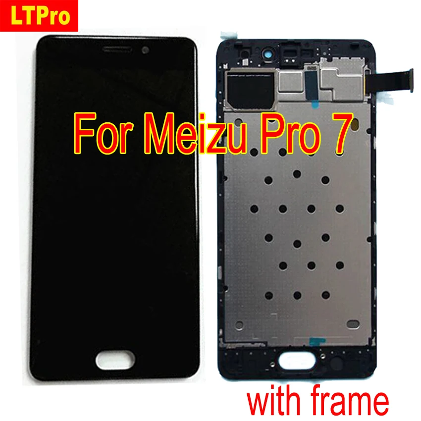 Высокое качество протестированный M792M M792H ЖК-дисплей кодирующий преобразователь сенсорного экрана в сборе с рамкой для Meizu Pro7 Pro 7 Стекло Датчик части
