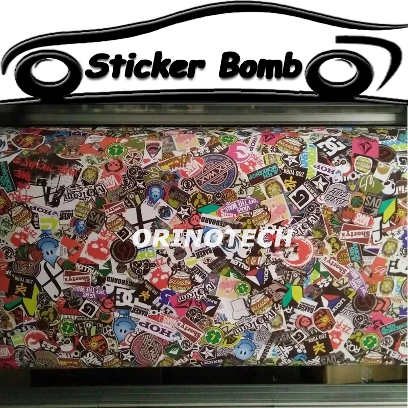 Car Styling Premium Quality Sticker Bomb Wrap Vinyl Sticker Bomb Sheet