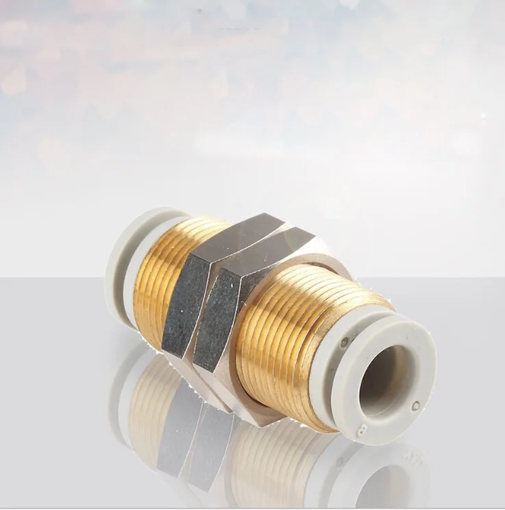 

tube size 4mm bulkhead straight male tube fittings