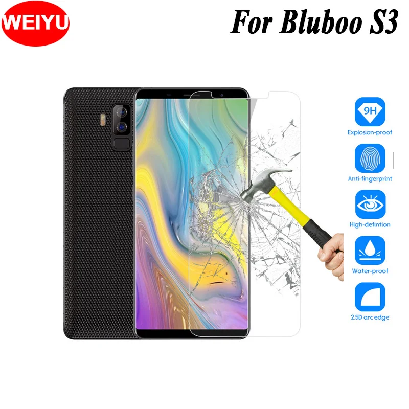 WEIYU для Bluboo S3 Телефон Защитная стеклянная пленка экрана ультратонкая 6 0 дюймов