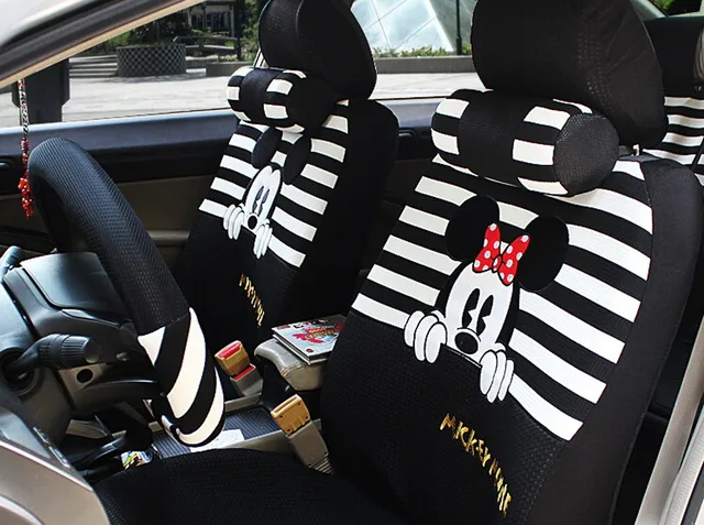 18pcs The new summer ice women love cartoon car seat cover Steering ... 18pcs The new summer ice women love cartoon car seat cover Steering ...