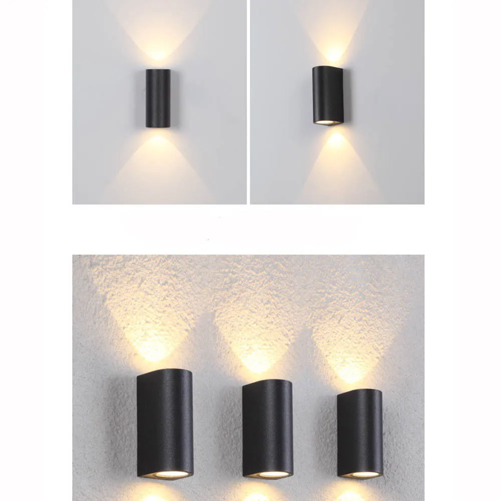 Новый высокое качество 6 Вт открытый двойной вверх и вниз настенный светильник