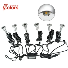 10 шт./компл. Алюминий низкая Напряжение DC12V светодиодный Groundspot лампа для наружного сада Водонепроницаемый IP65 лестничное освещение