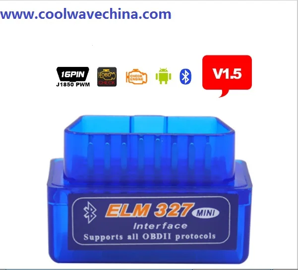 Автомобильный диагностический сканер OBD 2 реальный ELM 327 в 1 5 ELM327 Bluetooth OBD2 V Android