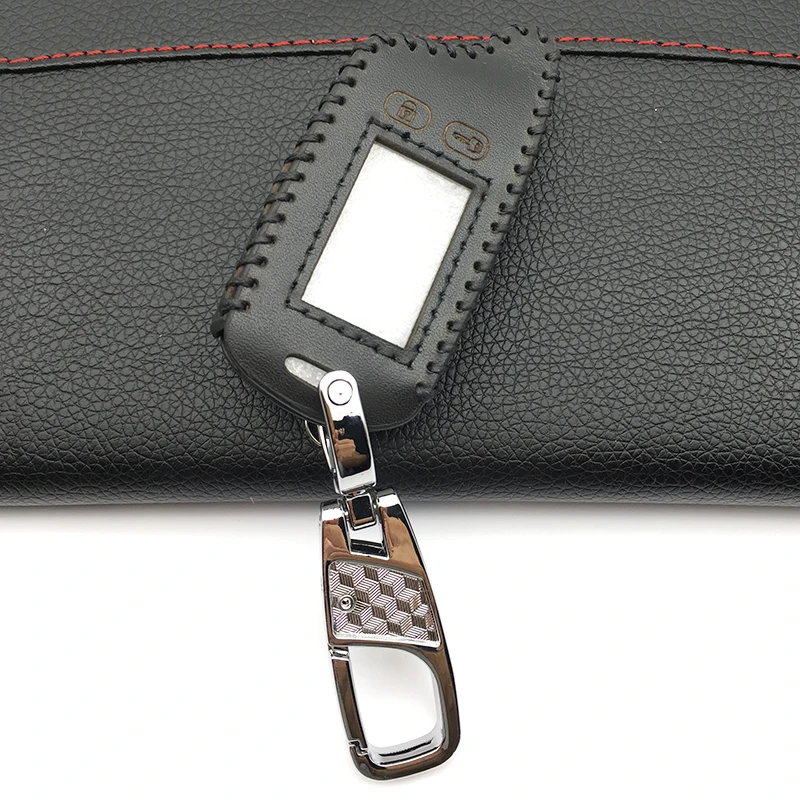 

TW 9010 TW9010 LCD Remote Control Key Fob Chain / Car key Cover for Russian Version Two Way Car Alarm System Tomahawk TW-9010