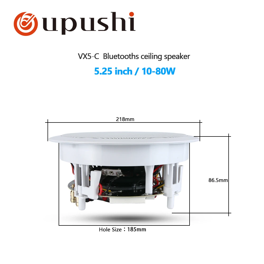 Oupushi vx5-c bluetooth сабвуфер активный bluetooth в потолок динамик для семьи фоновая музыкальная система