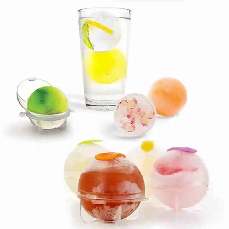 4Pcs/Lot Ice Ball Mold Mini Round Ice Cream Maker Bar Accessories Form