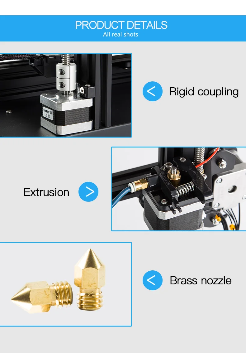 CREALITY 3D CR-20 PRO Upgrade Vision комплект принтеров 24 В Поддержка печать на зуб Сенсорное автоматическое выравнивание кровати быстрый нагрев