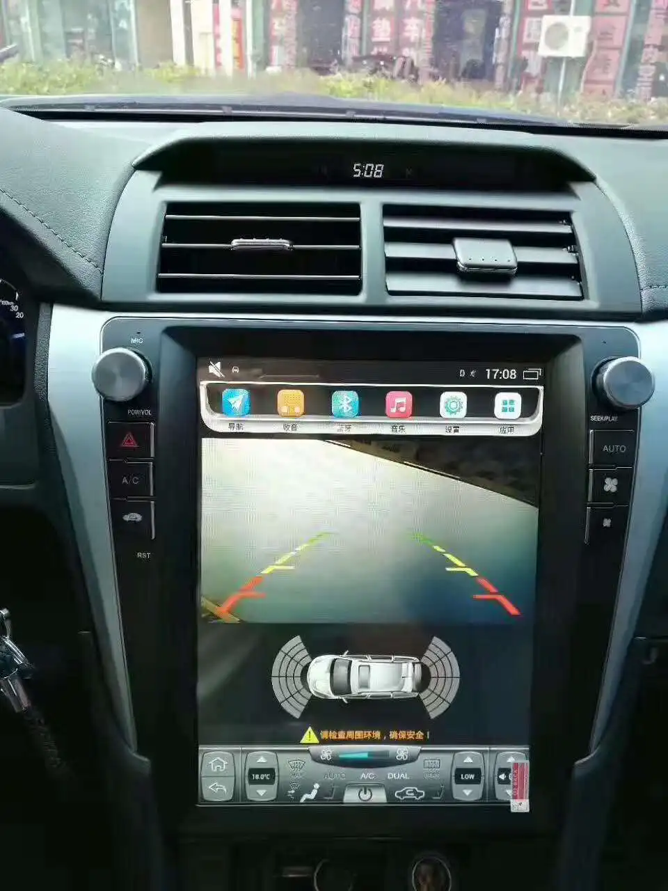 2012-2015 vertical DLC навигация gps Автомобильный плеер Android 6,0 стерео радио рулевое колесо bluetooth USB Зеркало Ссылка для toyota Camry 2006 - Цвет: 2012-2015 vertical