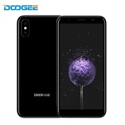 DOOGEE X55 мобильный телефон 1 ГБ Оперативная память 16 ГБ Встроенная память Android 7,1 4 ядра 2800 мАч quad камер 2x8,0 Мп + 5.0MP 5,5 дюймов 3g дешевые смартфон