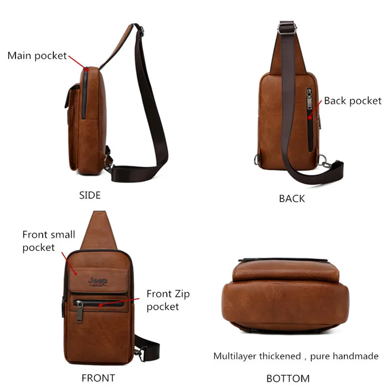 جيب BULUO عالية الجودة الرجال الصدر أكياس سبليت جلدية كبيرة الحجم الكتف Crossbody حقيبة للشباب رجل الشهيرة العلامة التجارية حقائب بحمالات جيب BULUO عالية الجودة الرجال الصدر أكياس سبليت جلدية كبيرة الحجم الكتف Crossbody حقيبة للشباب رجل الشهيرة العلامة التجارية حقائب بحمالات