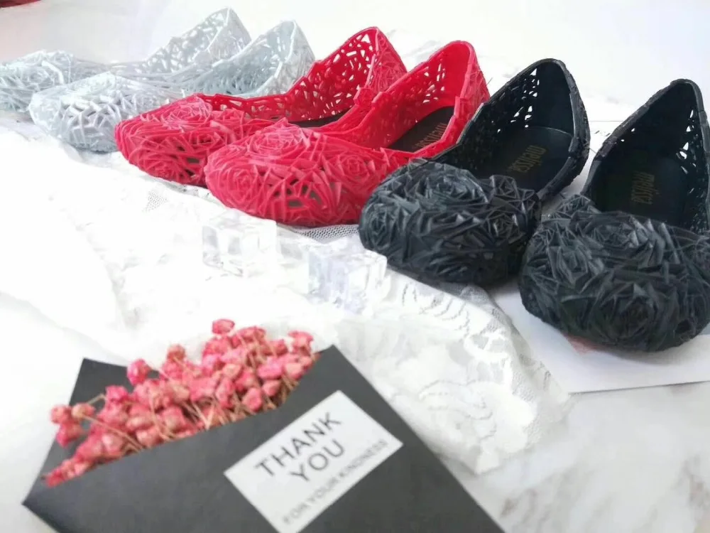 

Melissa 3 Color Women Roman Breathable Sandals 2019 Melissa Ladies Jelly Shoes Sandals Parent-child Sandals Beach Sandals