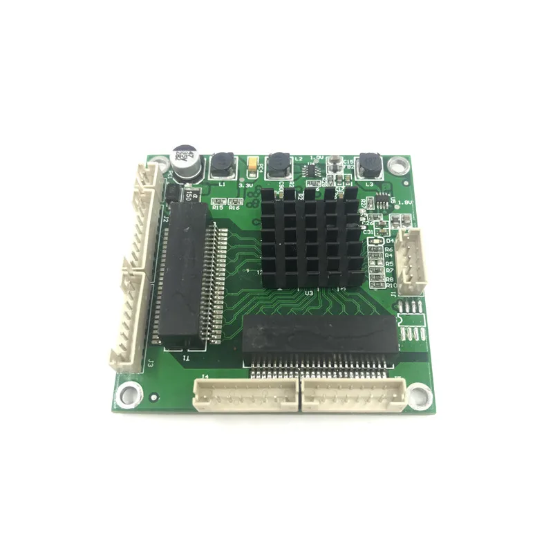 Interruptor de Quatro 1000mbps de Temperatura Classe Industrial Mini 4 Porta Gigabit Switch 10 100 Larga Três Módulo Portas 3 - 3 Comutadores de rede