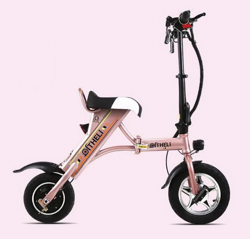 Clearance 261012/Folding electric bicycle / mini battery car / male on behalf of the drive lithium single double adult step scooter 16