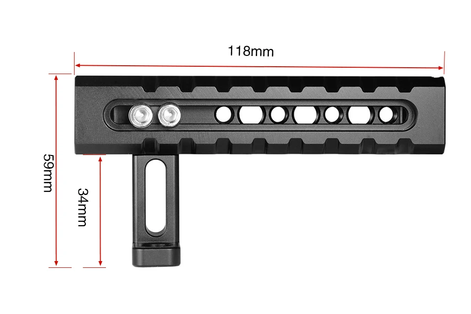 SmallRig видеокамера с верхней ручкой, универсальная ручка для камеры, регулируемая ручка с отверстиями Arri-1984