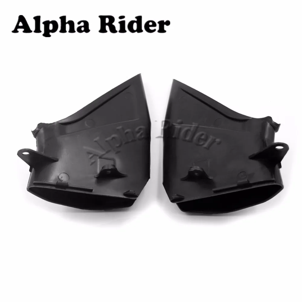 2 шт. Ram воздуховод треугольная короткая труба для Yamaha YZF R1 07 08 1000 2007 2008 черный|ram air