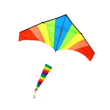 free shipping high quality rainbow windsock kite line ripstop nylon fabric outdoor toys flying bird kites kids reel beach fun цена free shipping high quality rainbow windsock kite line ripstop nylon fabric outdoor toys flying bird kites kids reel beach fun цены онлайн