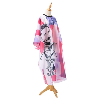 

New Waterproof Cloth Cutting Hair Haircut Pattern Salon Barber Cape Hairdressing Hairdresser Apron Wrap Gown Tools Barber Apron